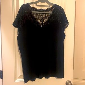Lace top blouse